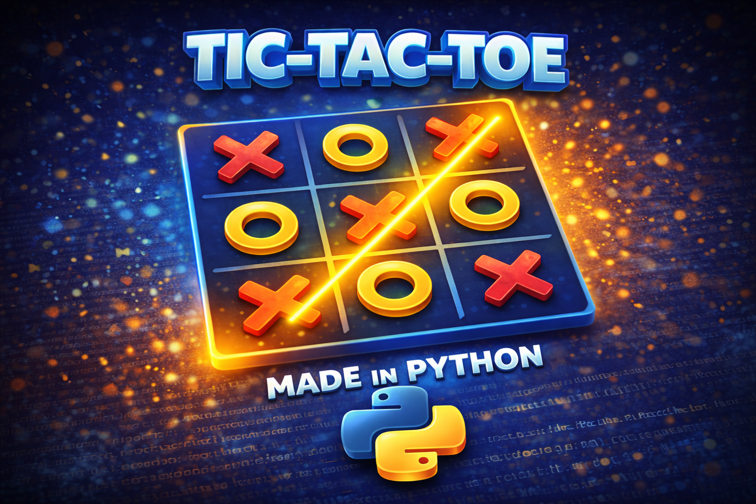 Tic Tac Toe gameplay poster