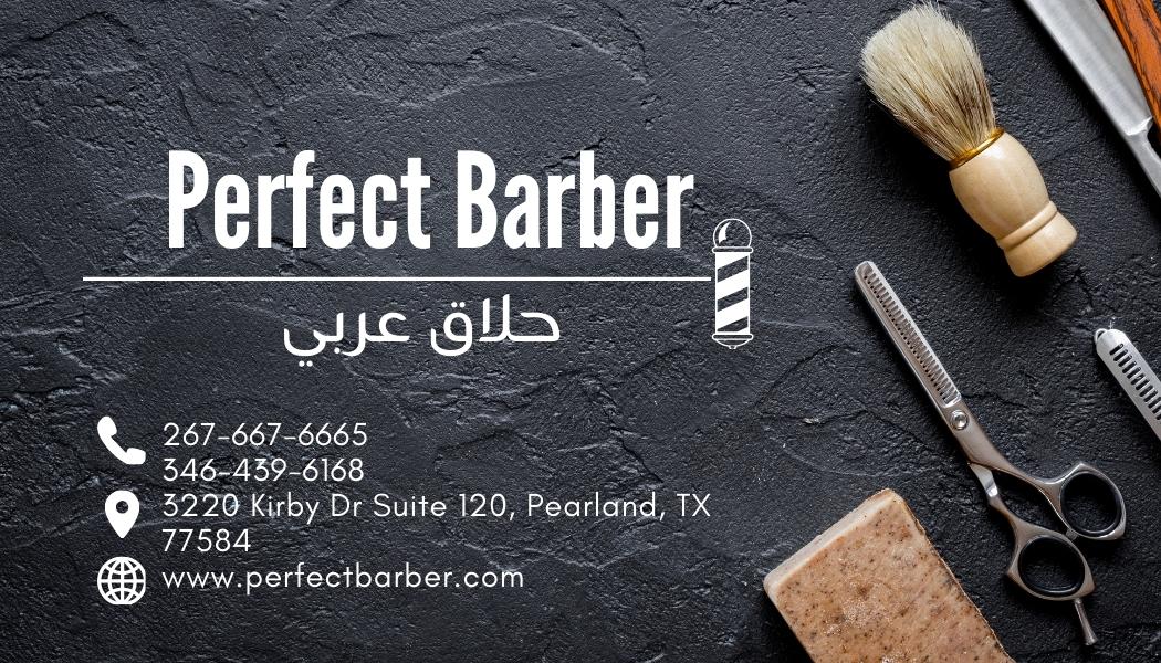 Perfect Barber business card back 2