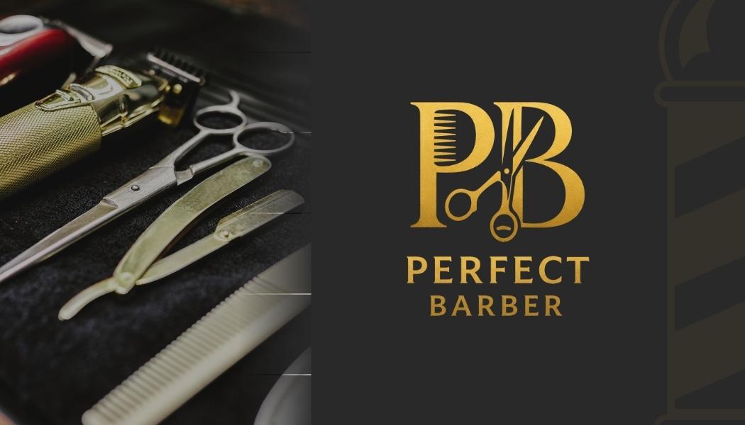 Perfect Barber business card front 3